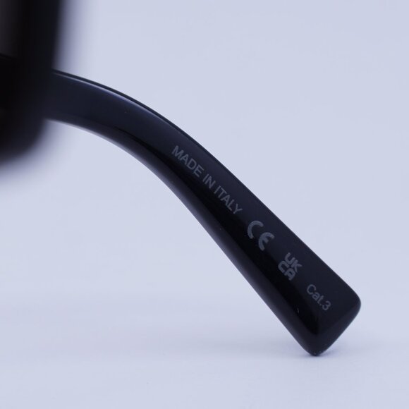 Saint Laurent SL610 001 Sunglasses Black Square Frame, Black Lenses - Picture 8 of 11